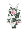 DOLCE & GABBANA BABY FLORAL ONE-PIECE SWIMSUIT,P00448853