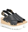 Stella Mccartney Black Elyse Platform Sandals