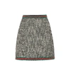 GUCCI A-LINE TWEED SKIRT,P00436151