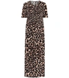 BAUM UND PFERDGARTEN ADAMARIS LEOPARD-PRINT MIDI DRESS,P00443260