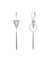 LAGOS SIGNATURE CAVIAR TRIANGLE CIRCLE DROP EARRINGS,PROD227460103