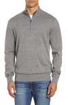 Faherty Long Sleeve Sconset Pullover In Grey Heather