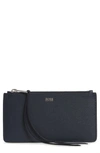 HUGO BOSS TAYLOR LEATHER TRAVEL WALLET,5043587927000