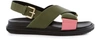 MARNI LEATHER SANDALS,MNI33H5VOWH