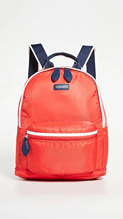 Paravel Mini Fold Up Backpack In Bebop Red