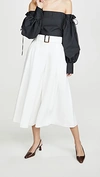 ADEAM BELTED CULLOTTE PANTS