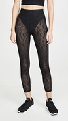 ADAM SELMAN SPORT FRENCH CUT LEGGINGS