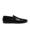 DOLCE & GABBANA ACAPULCO LEATHER SLIPPERS,11182040