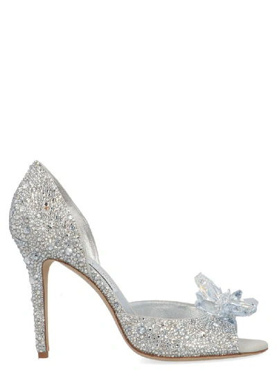 Jimmy Choo Cinderella Shoes In Silver