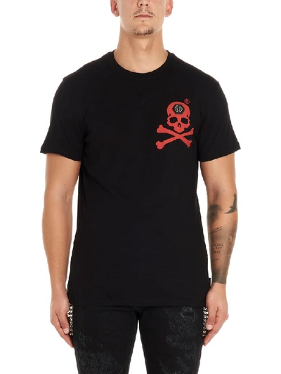 Philipp Plein Skull Print T-shirt In Black