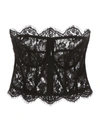 DOLCE & GABBANA LACE BUSTIER TOP,11180813