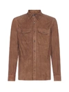 AJMONE SUEDE SHIRT,11180640