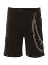 ALEXANDER MCQUEEN SHORTS WITH EMBROIDERY,599613 QOZ78 0901