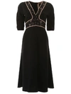 N°21 DRESS WITH LACE INSERTS,11180298