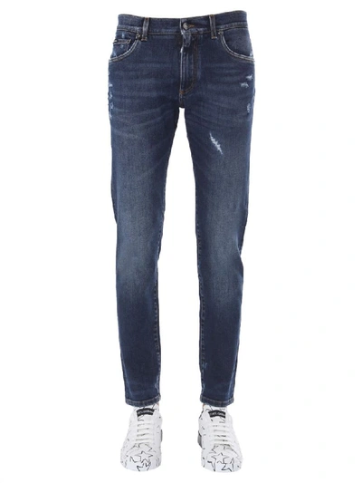 Dolce & Gabbana Regular Fit Jeans In Denim