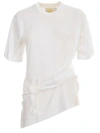 MARQUES' ALMEIDA T-SHIRT S/S W/KNOT,11180104