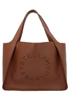 Stella Mccartney Stella Logo Shoulder Bag In Brown