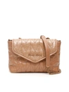 MIU MIU QUILTED SHINE CALFSKIN BAG,11181565