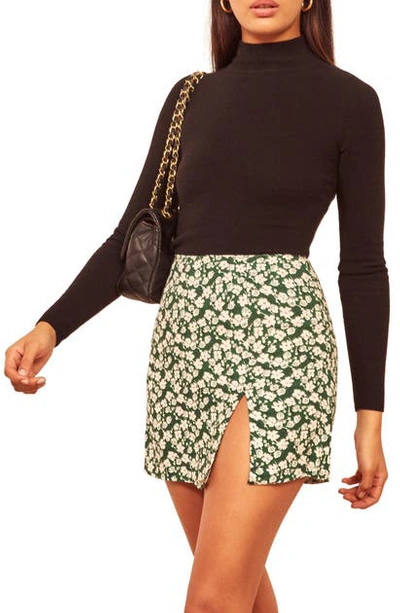 Reformation Margot Miniskirt In Cilantro