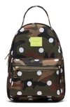 Herschel Supply Co Mini Nova Backpack In Woodland Camo White Dot