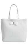 Ted Baker Large Gabycon Bow Detail Icon Tote In Dusky-pink