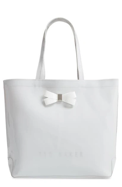 Ted Baker Large Gabycon Bow Detail Icon Tote In Dusky-pink