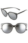 DOLCE & GABBANA 54MM MIRRORED CAT EYE SUNGLASSES,DG611954-YZ