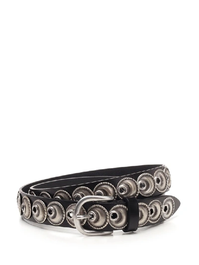 Isabel Marant Zappi Embellished Leather Belt