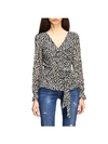 MICHAEL MICHAEL KORS MICHAEL MICHAEL KORS SHIRT MICHAEL MICHAEL KORS BLOUSE WITH FLORAL PRINT,11182687