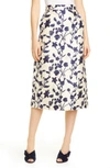 BROCK COLLECTION FLORAL EMBROIDERED PENCIL SKIRT,BRPQ350600BQ440149