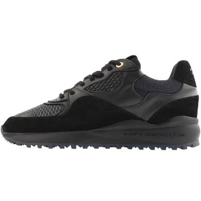 Android Homme Santa Monica Leather Trainer Black