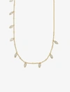 MISSOMA GEMSTONE GOLD-PLATED VERMEIL SILVER NECKLACE,R00017009