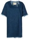 Marques' Almeida Oversized Denimt-shirt Dress In Blue