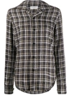 SAINT LAURENT Long-sleeved Checkered Shirt,589807 Y526W