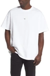 Nike X Mmw Nrg Oversize T-shirt In White/ Black
