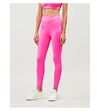 ADAM SELMAN SPORT Plunge high-rise jersey leggings