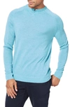 Good Man Brand Mvp Slim Fit Notch Neck Wool Sweater In Blue Topaz