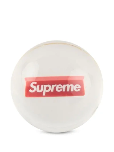 Supreme Logo-print Bouncy Ball In Red