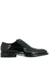 JIMMY CHOO FALCON STAR-EMBELLISHED OXFORD SHOES