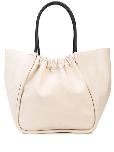 Proenza Schouler Xl Ruched Tote In White