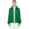 GUCCI GREEN OVERSIZED TECHNICAL JACKET