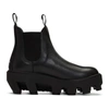 S.R. STUDIO. LA. CA. BLACK THERAPIST SLIP-ON CHELSEA BOOTS