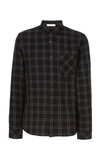 FRAME CHECKED COTTON-FLANNEL SHIRT,752737