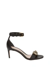 ALEXANDER MCQUEEN LEATHER UPPER AND SOLE SANDAL,11183283