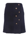 GIVENCHY BUTTONS SHORT SKIRT,11183289