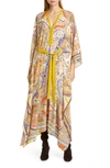 ETRO BELTED PAISLEY COVER-UP CAFTAN,201D163105446