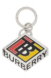 BURBERRY TB LOGO RHOMBUS KEY RING,8024252