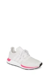 Adidas Originals Kids' Swift Run Sneaker In Crystal White/ White/ Black
