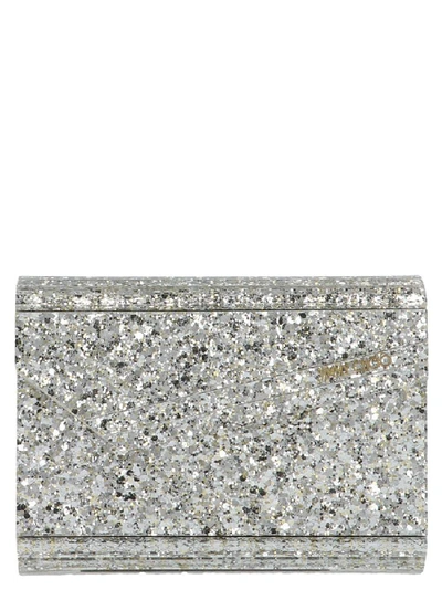 Jimmy Choo Small Candy Clutch In Nude & Neutrals
