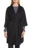 MAX MARA VIK HOODED WOOL BLEND WRAP COAT,601109076000060